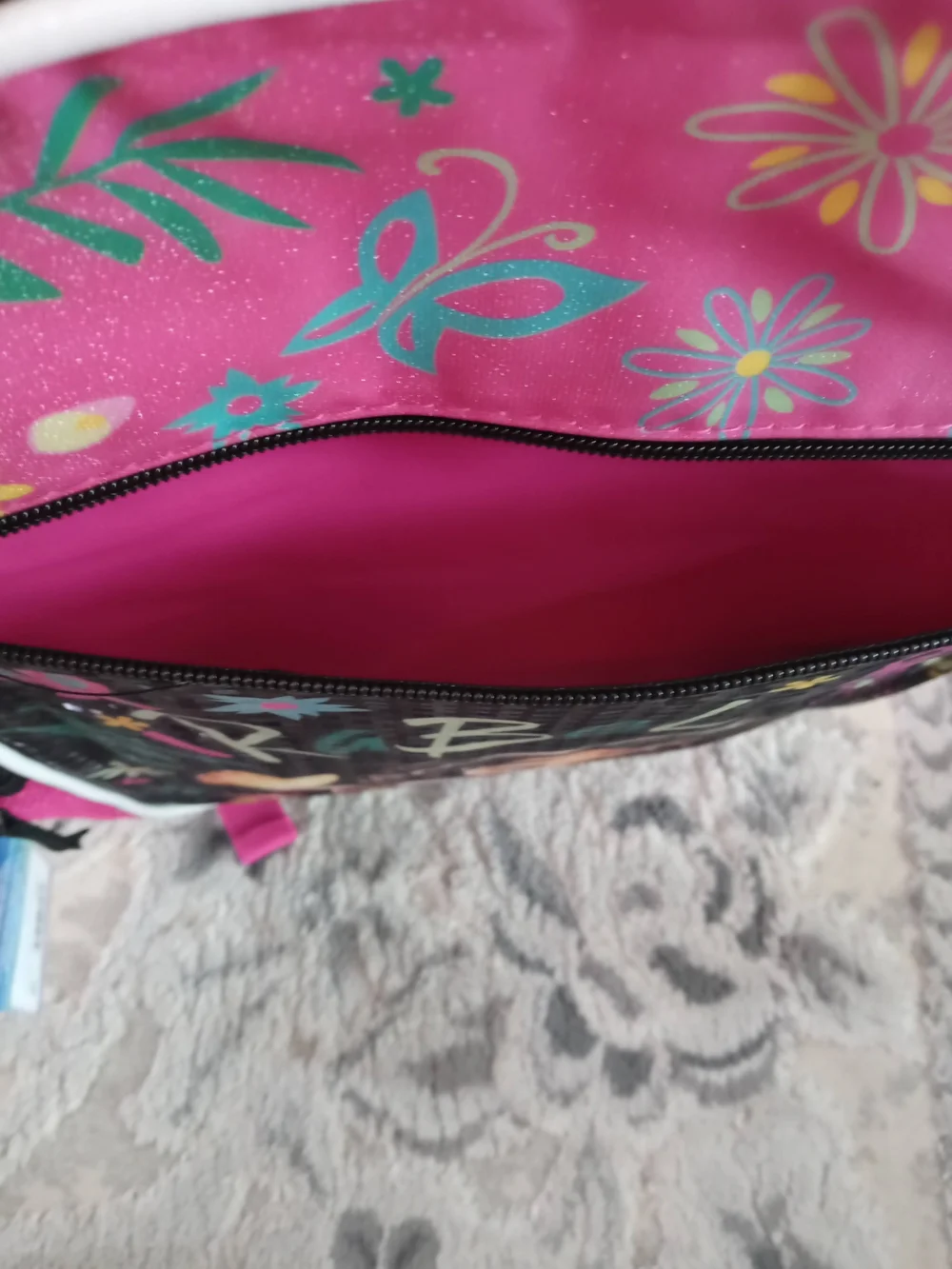 Kids' Pink Butterfly Backpack